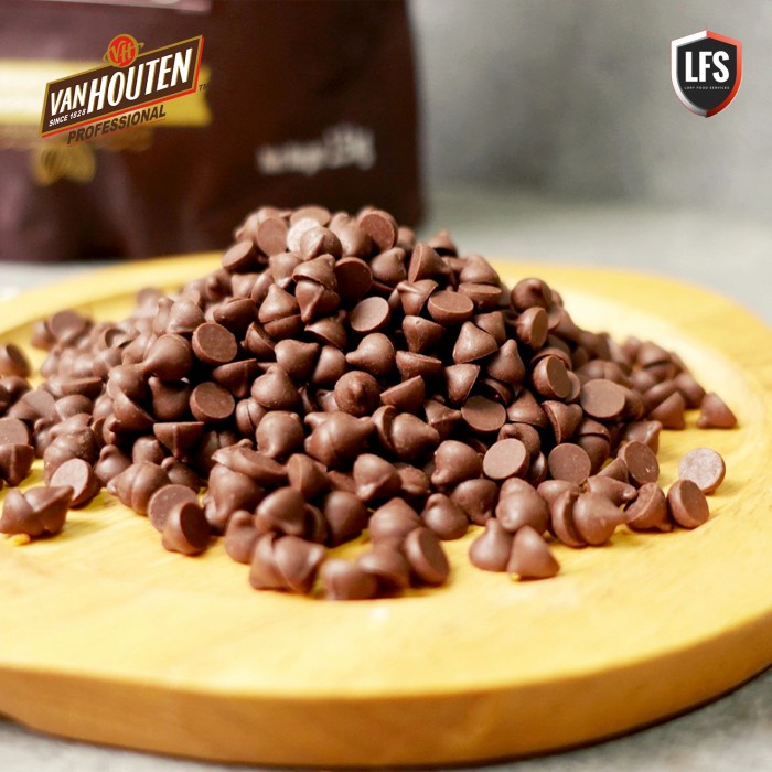 

Ht662D Van Houten Barry Callebaut Semi Sweet Baking Choco Chips -Repack 100Gr Ht5H