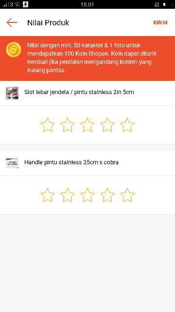 Handle Pintu Stainless 25cm S Cobra