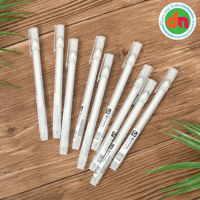 

Flower White Gel Ink Pen / Pulpen Tinta Gel Putih BOOM SALE
