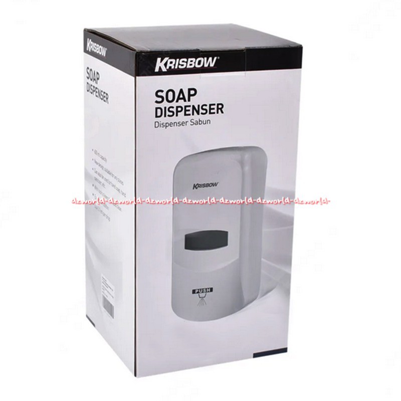 Krisbow Soap Dispenser 600ml Tempat Sabun Mandi Sabun Cuci Tangan Shampoo Cair Di Toilet Model Tekan Pencet Soaps Dispencer Kris Bow 600 ml