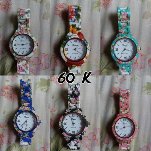 Jam tangan Geneva Flower