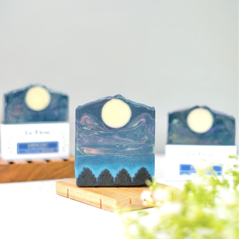 La Fleur Natural Soap Bar aurora night