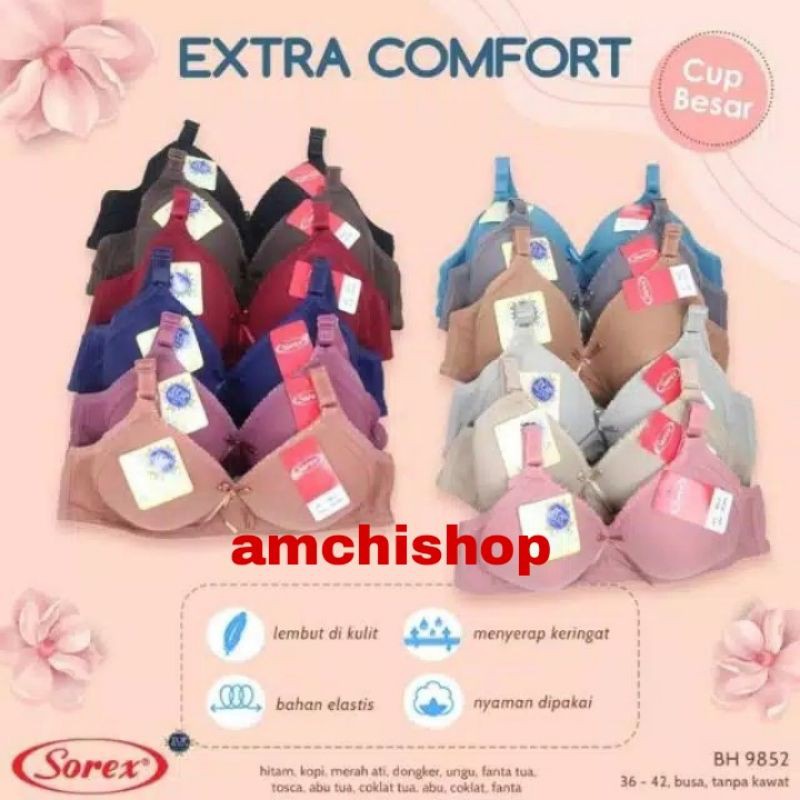 Bh bra SOREX TANPA KAWAT CUP BESAR/BH SOREX 9852
