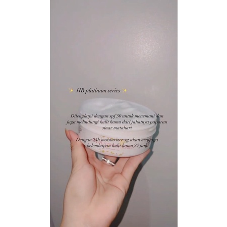 ❤️TERMURAH❤️HB PLATINUM SERIES SPF 50+[AMPUH MENCERAHKAN KULIT]