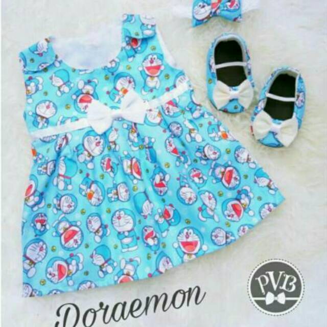 Dijual 1 set dress baju anak bayi baby 2-14 bulan perempuan cewe babyshop
