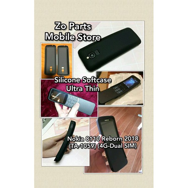 Dijual Softcase Silicone Ultra Thin Nokia 8110 Reborn 2018 4G-Dual SIM TA-1059 Nokia Pisang Diskon