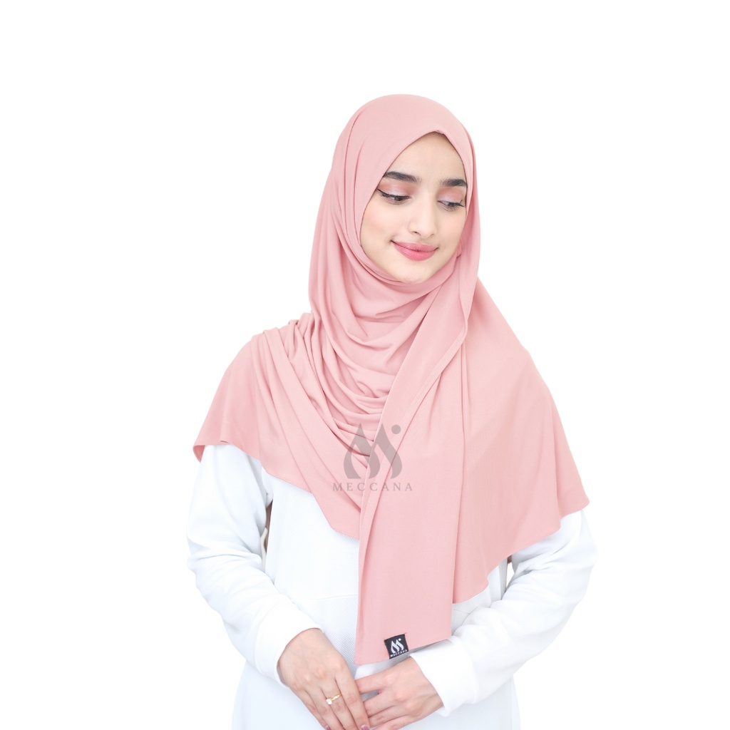 Marwa Instan - Pashmina Instan Jersey-Soft Pink