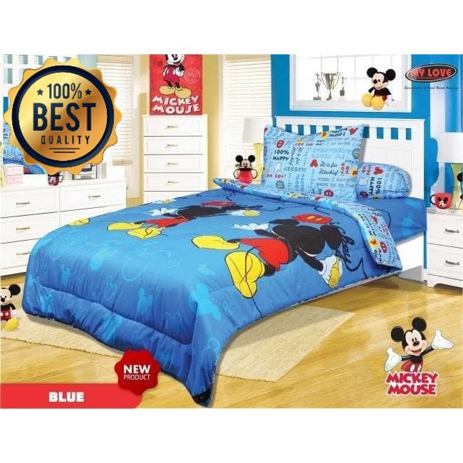 Sprei Sorong MY LOVE DUO 2in1 120x200 Rumbai Seprei Atas Bawah Anak Adem