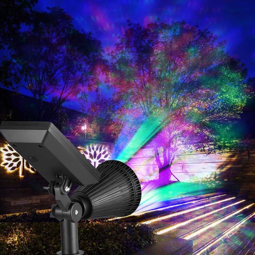 T-Sun Lampu Taman Energi Solar Panel RGB 7 LED - TS-G0102