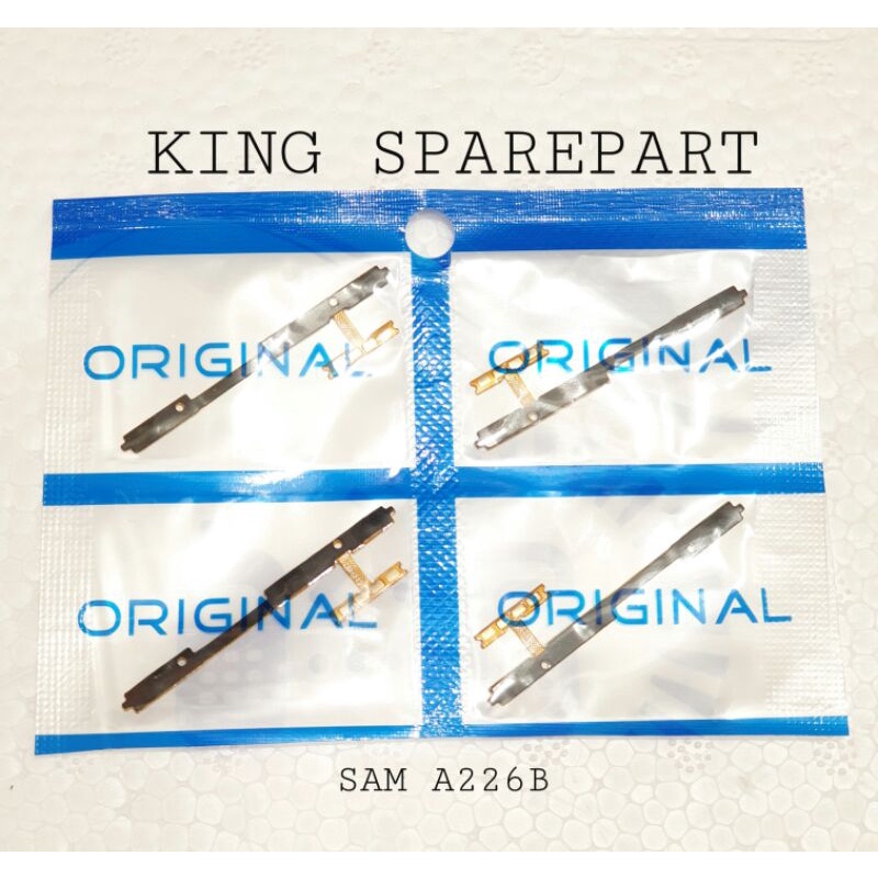 FLEXIBEL FLEXIBLE FLEKSIBEL SAMSUNG GALAXY A22 5G A226B ON OF OFF VOLUME ORIGINAL