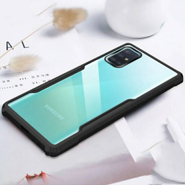 Case Samsung A71  A51 A91 Shokproof Armor Transparan Premium Softcase TA