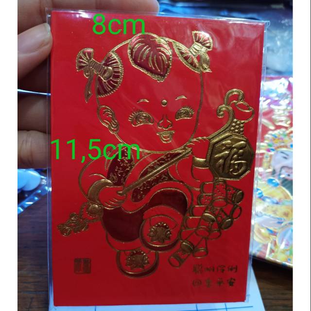 

Kertas angpau kecil isi 6pcs (8x11,5cm)