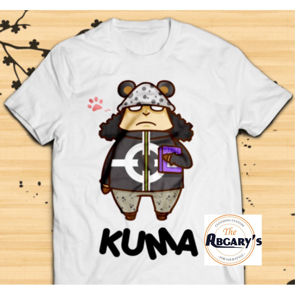 KAOS ONE PIECE ANIME CHIBI KUMA SHIRT