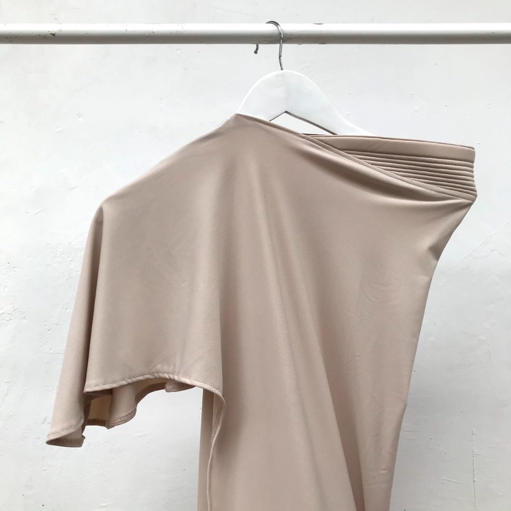 Khimar Jersey Premium / Khimar Pinguin / Khimar Jersey / Jilbab Kerudung Intant-Penguin Khaki