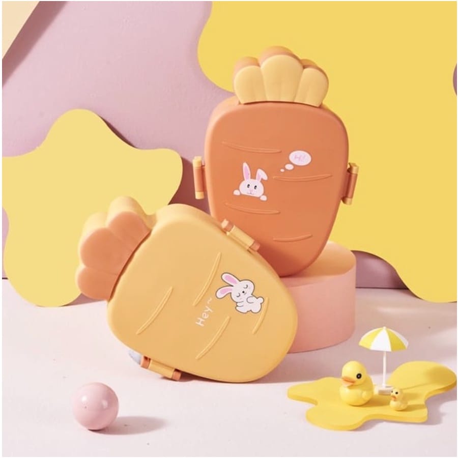 TEMPAT MAKAN LUNCH BOX KOTAK BEKAL ANAK MODEL SAYUR WORTEL
