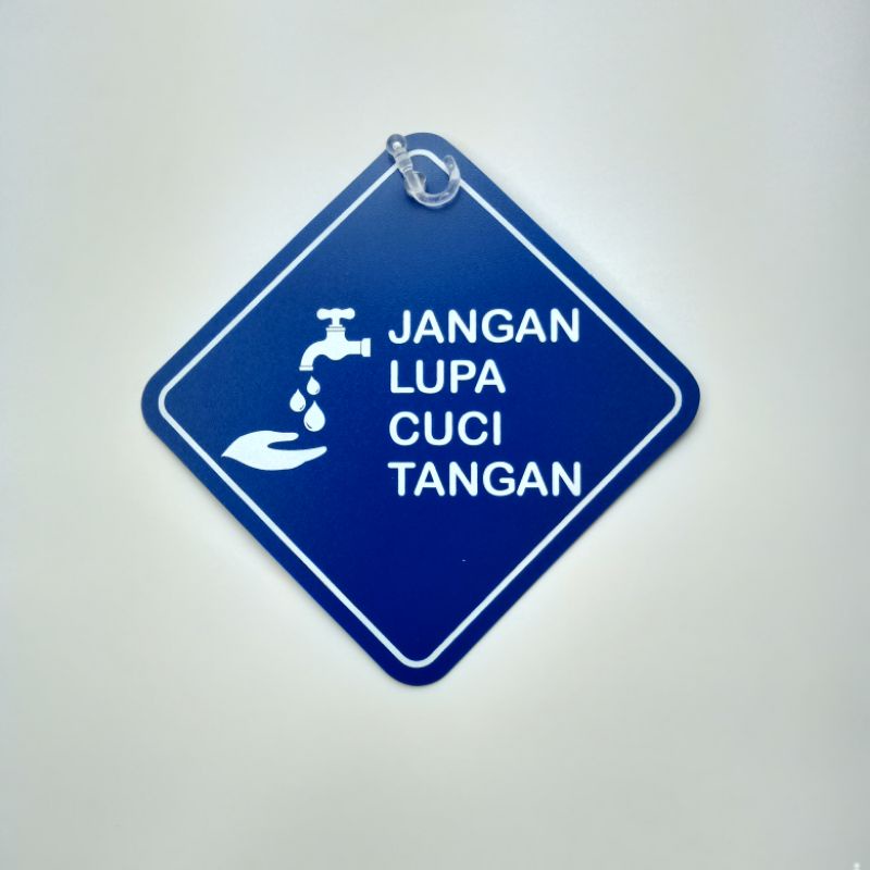 Jual Signage " Jangan Lupa Cuci Tangan " / " Gunakan Air Secukupnya ...