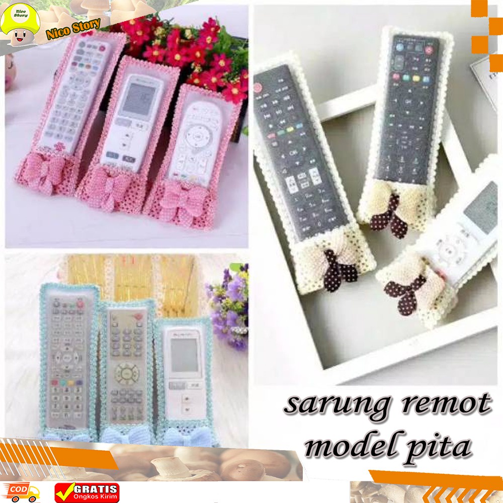 (NCS) [COD]COVER PELINDUNG / SARUNG REMOTE CONTROL TV AC DVD [MODEL PITA] MULTIFUNGSI / SARUNG