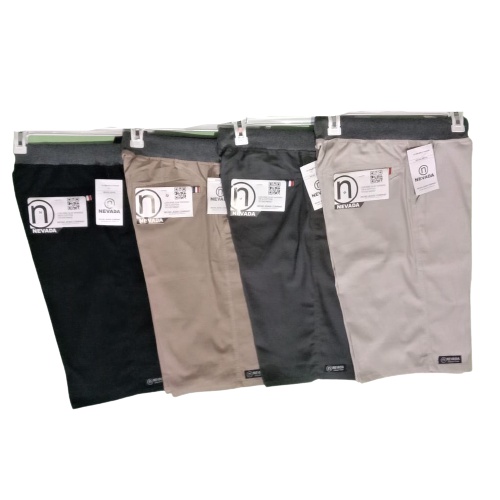 Celana Pendek Pria Chino Kolor Pendek Pinggang Karet Cotton Premium Celana Big Size 27 Sampai 44 JU63