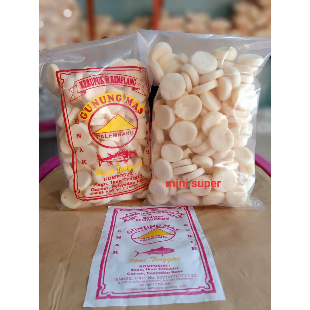 

KEMPLANG IKAN TENGGIRI SUPER MINI KERUPUK MINI SUPER 250GR