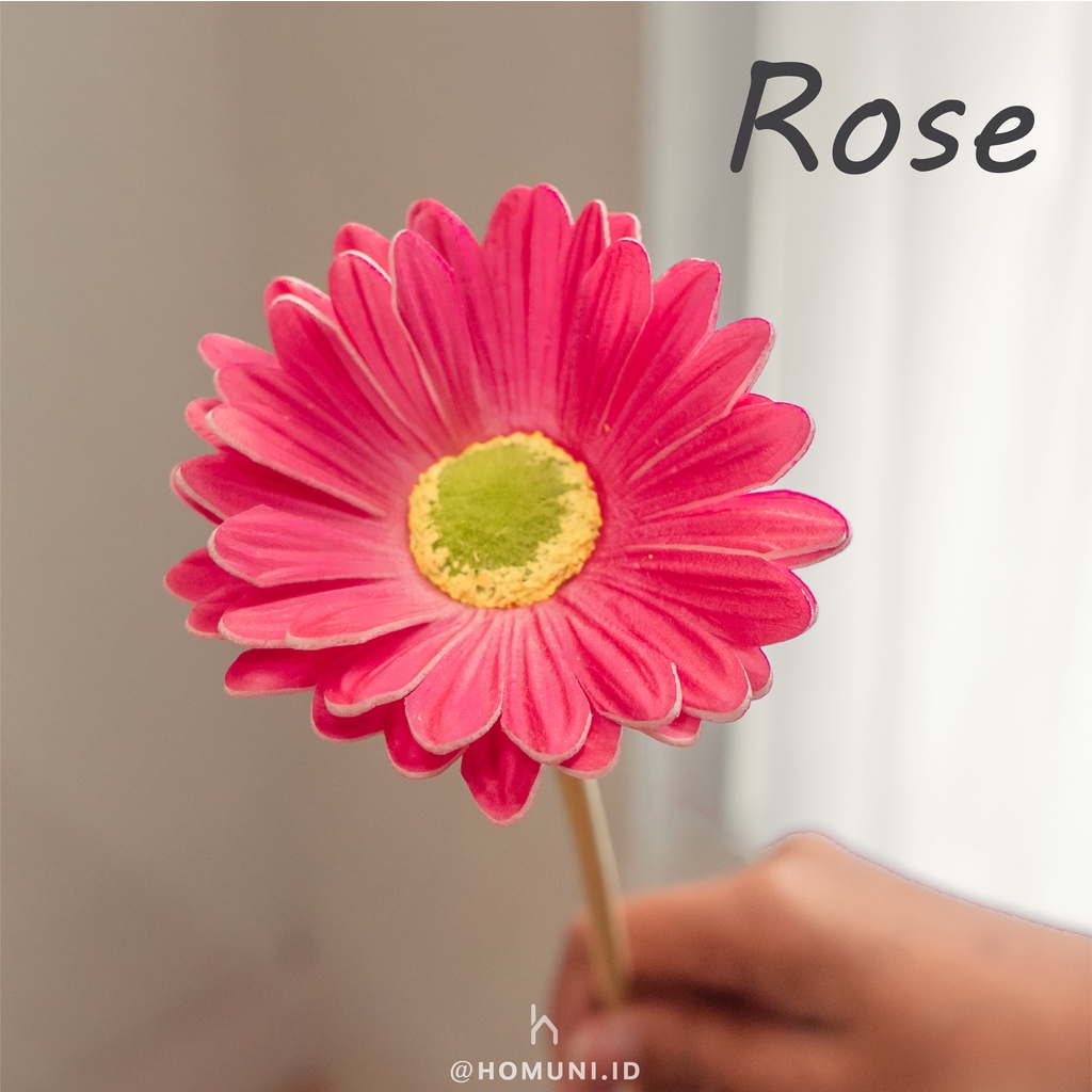 Bunga Daisy Gerbera Artificial High Quality/Bunga Palsu Real Touch-Rose