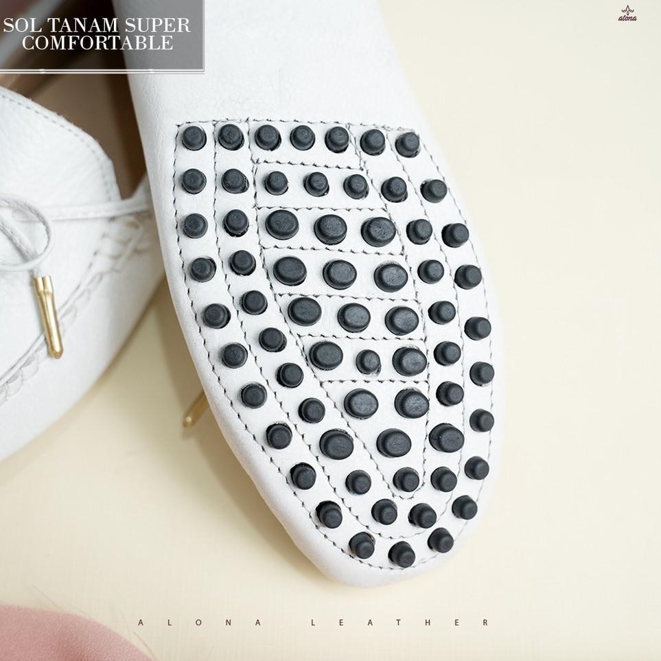 [ART. 550611] Sepatu Kulit Wanita Sepatu Kulit Asli Cewek Flat Wanita Loafers Alona Genie
