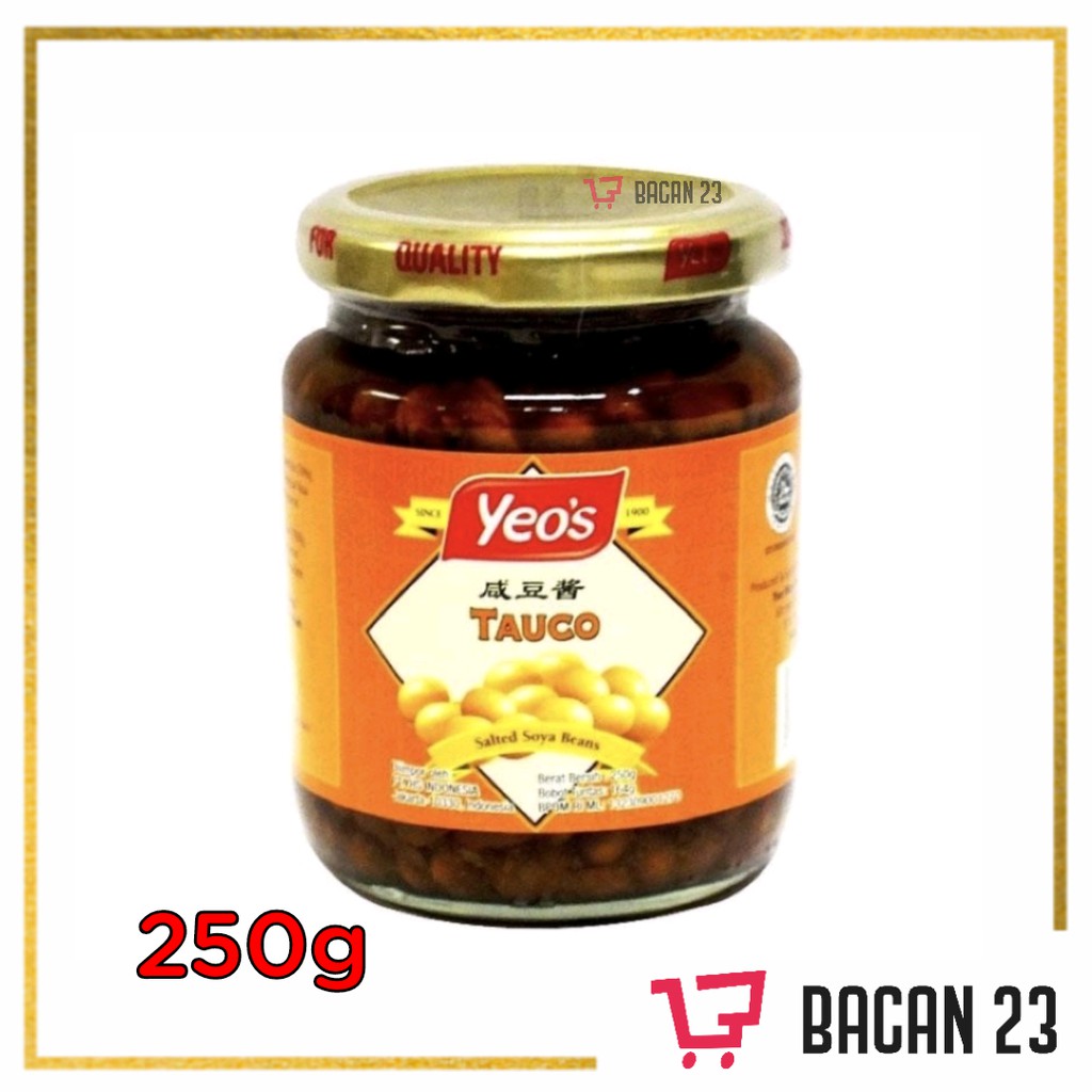 Yeo's Tauco 250gr / Kedelai Fermentasi/ Bacan 23 - Bacan23