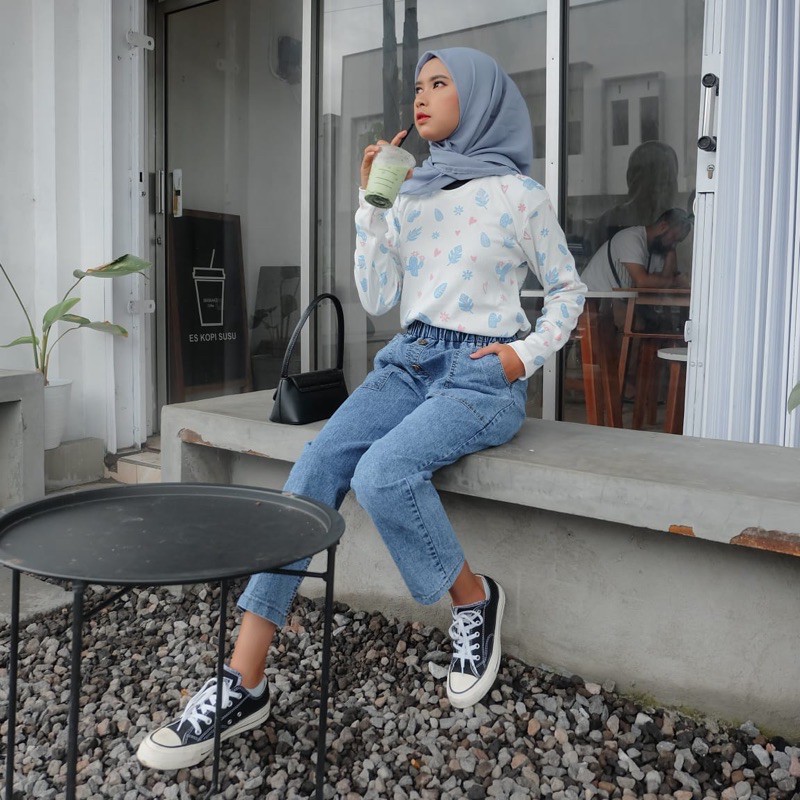 BASIC TSHIRT PREMIUM  part 2 | BASIC TEE MOTIF| KAOS POLOS LENGAN PANJANG | KAOS MALLAWI MOTIF