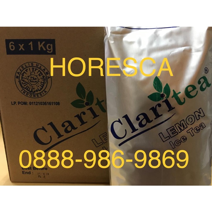 

02 Claritea Lemon Tea | Bubuk Minuman Lemon Tea Kemasan 1 Kg Ds51Ghg