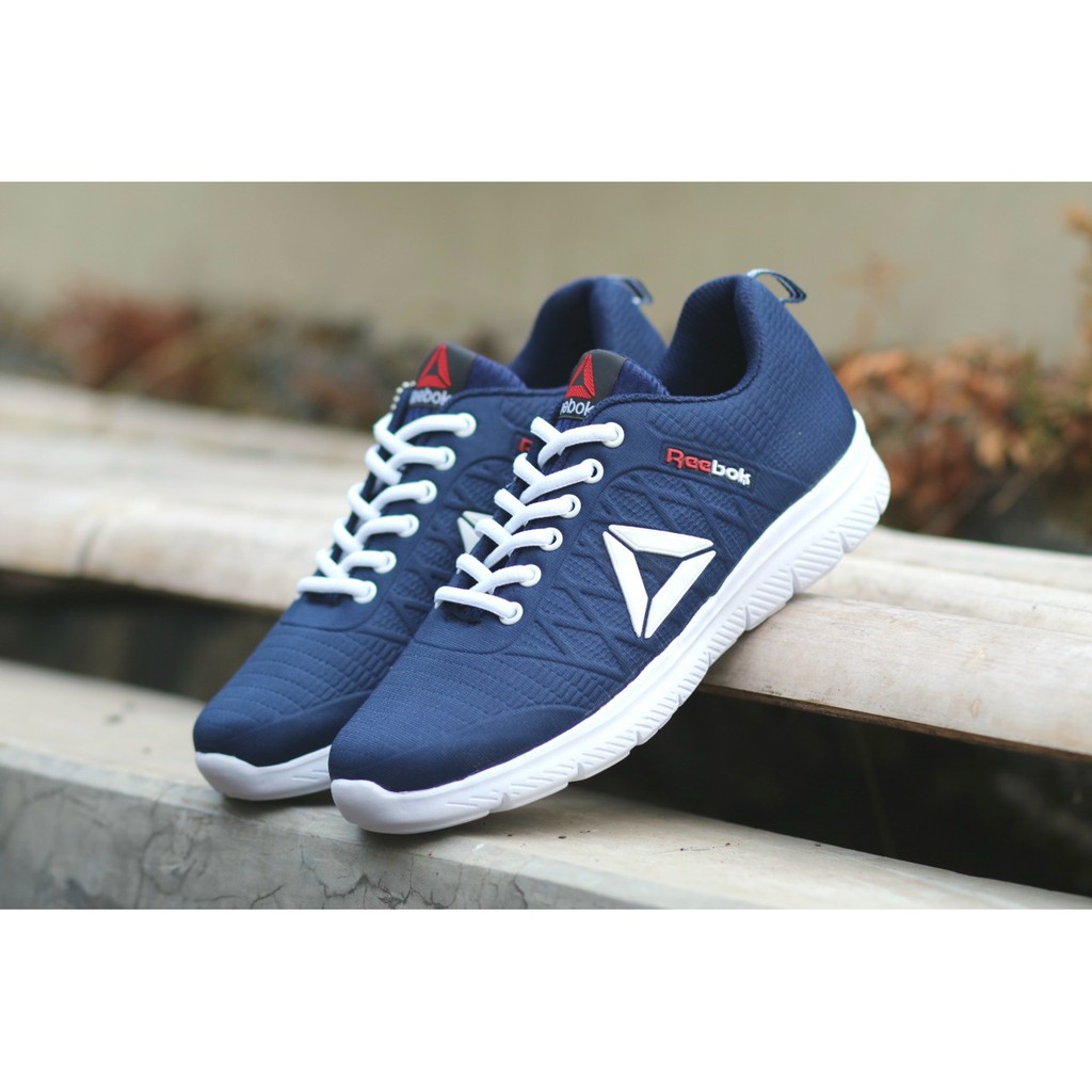 SEPATU REBOK RUNNING PRIA TERBARU OLAHRAGA LARI SPORT SNEAKERS CASUAL SEKOLAH KETS JOGGING PREMIUM