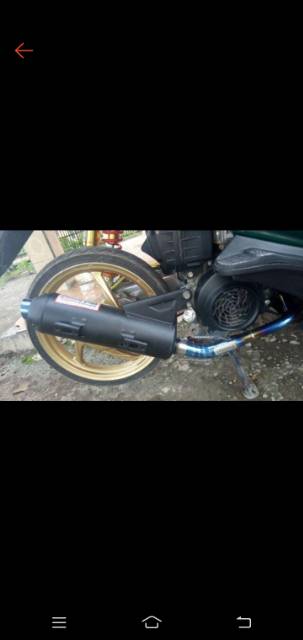 Kenalpot tsukigi daeng POR matic beat.scoopy.varled.mio sporti.mio z.vario125/150