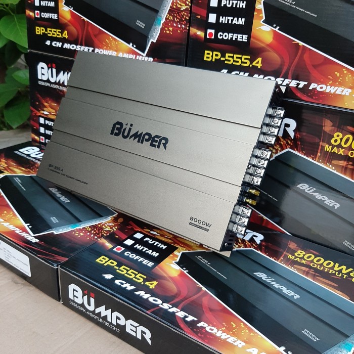 AMPLIFIER 4 CHANEL POWER AUDIO MOBIL 4 CHANEL BUMPER BP-555.4