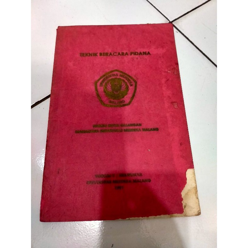 

Teknik Beracara Pidana