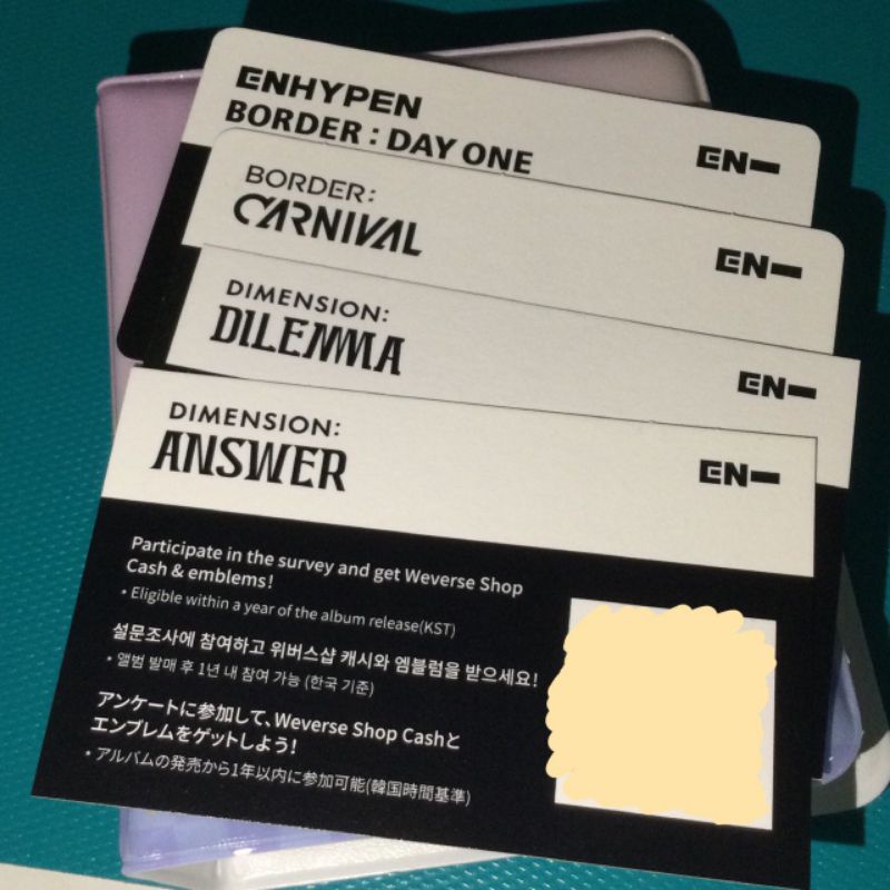 qr code scan weverse album enhypen emblem weverse enhypen