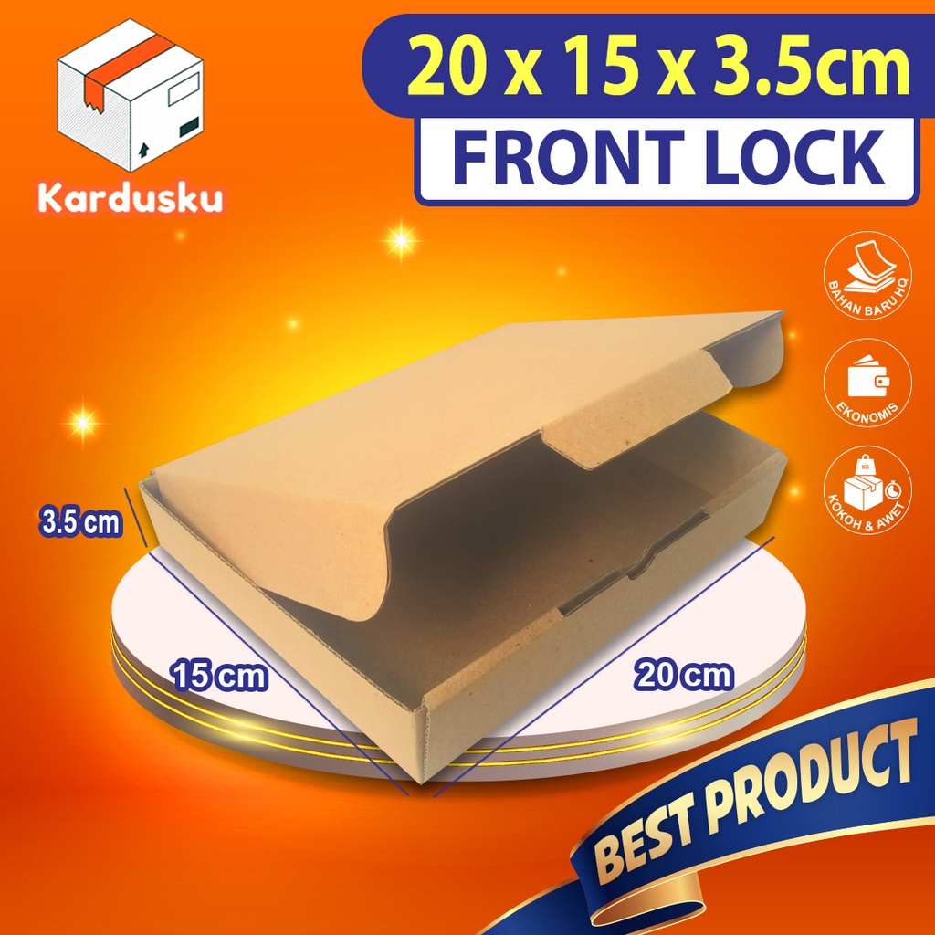 

Kardus Dus 20x15x3,5 cm (ECER) Die Cut Box pizza Kotak hampers Packing Aksesoris Baju cookies coklat