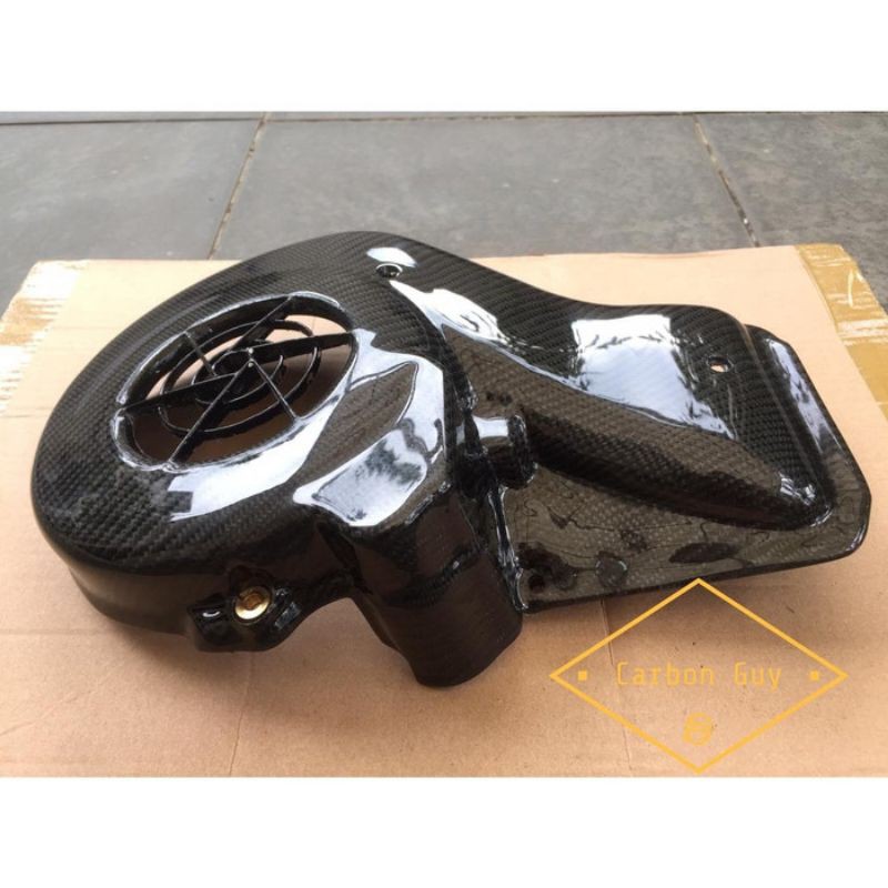 cover kipas vespa matic sprint primavera original carbon kevlar