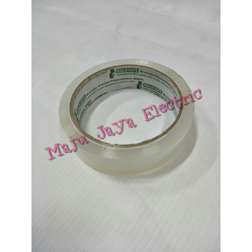 

Jual Lakban / Isolasi / Isolatip Bening GoldTape 1 " Inch In 24 mm X 60 Y LS1