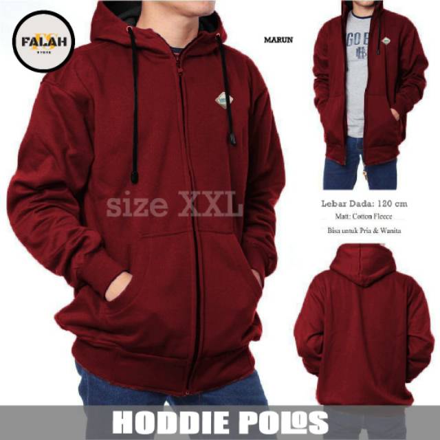 Hoddie polos jumbo size xxl / jaket jumbo cowok / Jemper jumbo cowok / Hoddie jumbo