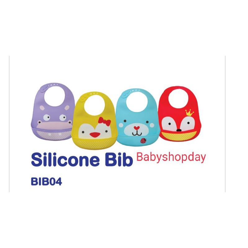 Celemek Makan BIB Baby Safe, BIB silicone, tatakan makan bayi Babysafe BIB02 BIB04 BIB05