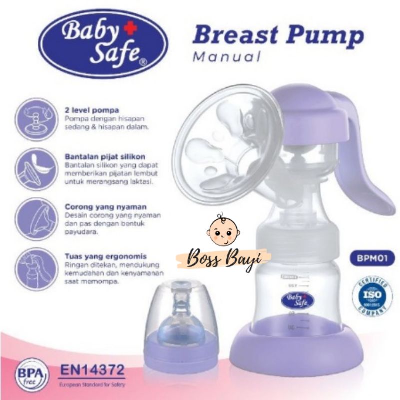 BABY SAFE Breast Pump Manual BPM01 / Pompa Asi Manual