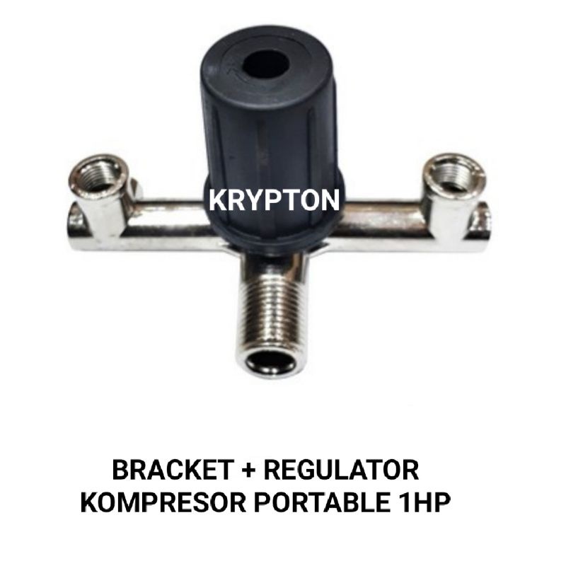 BRACKET + REGULATOR KOMPRESOR