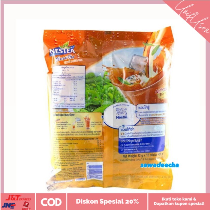

⭐COD⭐ Nestea Thai Tea Nestle (Import Thailand original)