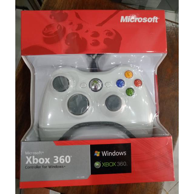 Stik xbox 360 kabel stik wired controller - white