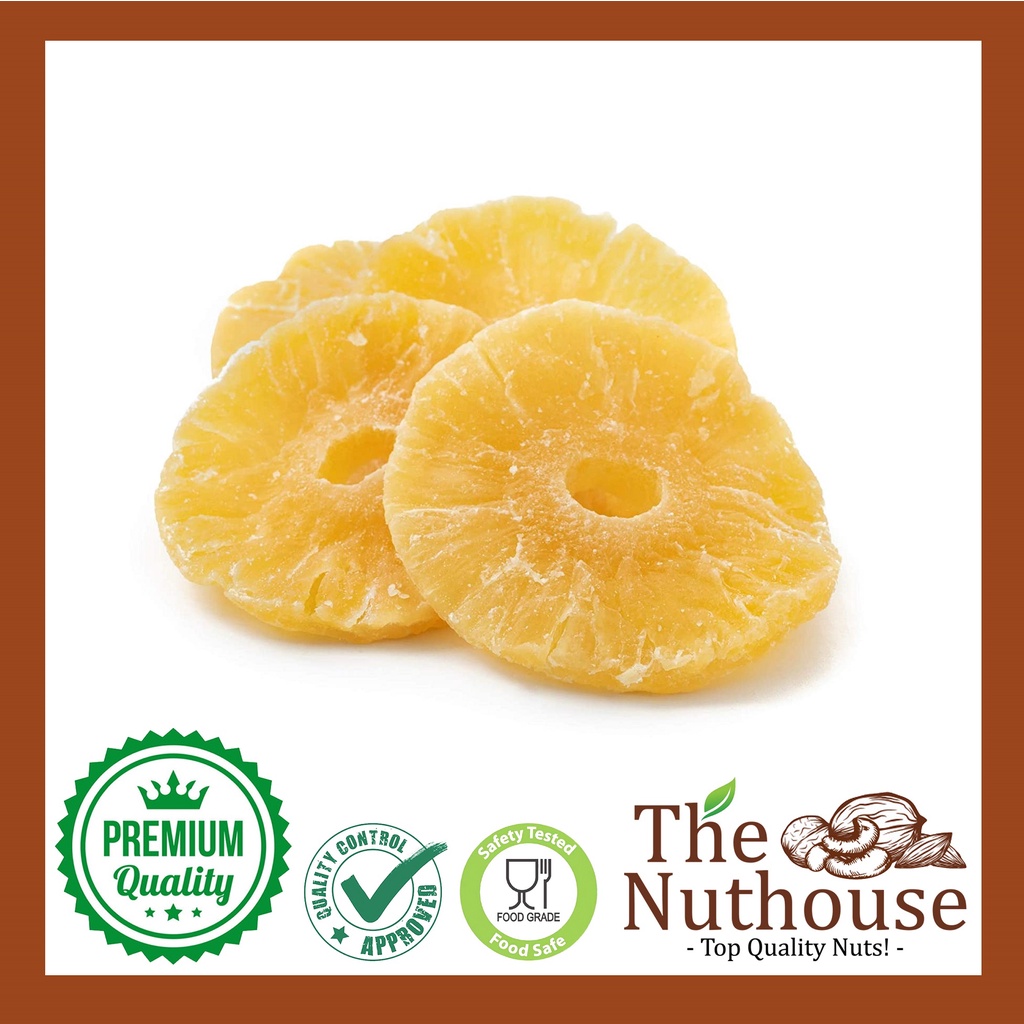 500gr Dried Pineapple / Buah Nanas Kering [Organic Premium Fruits]