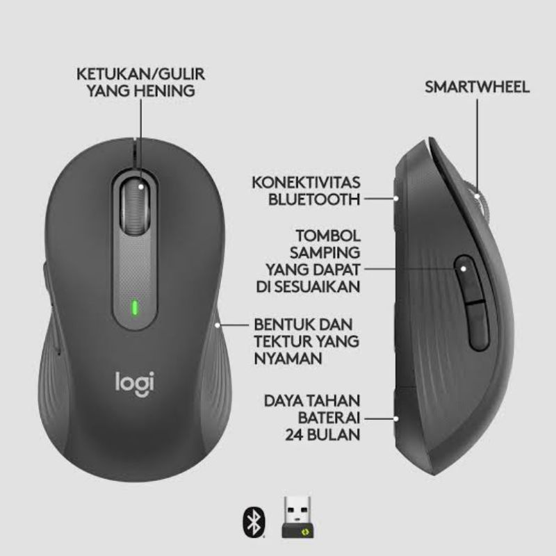 Logitech signature M650 M 650 mouse Wireless Bluetooth silent ORIGINAL