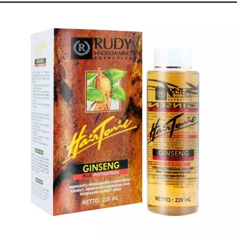 Rudi Hadisuwarno / Rudy Hair Tonik Ginseng 225 ml BESAR / 100 ml Kecil / Phytantriol 220 ml BESAR / 110 ml Kecil Original 100%