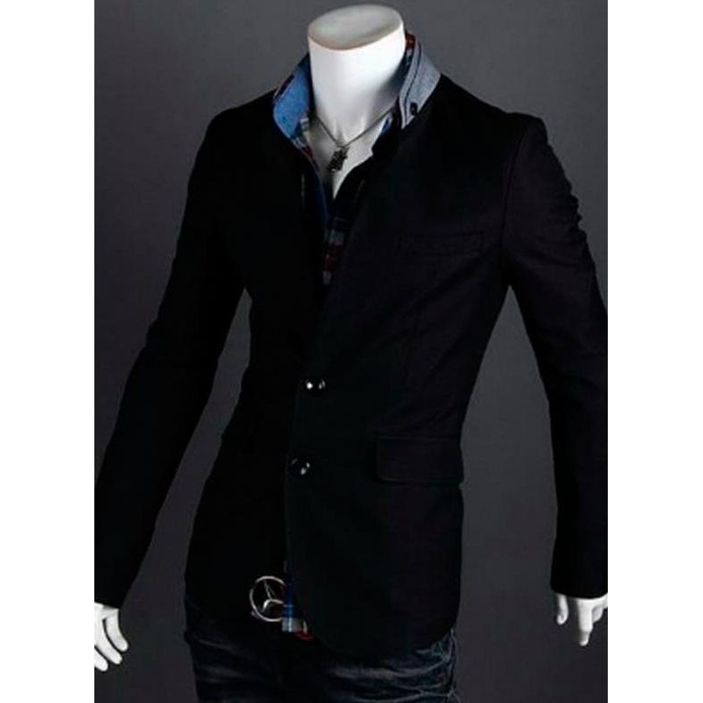 NOTED ORIGINAL BLACK COCO - BLAZER JAS CASUAL KOKO JASKO MODEL BARU PRIA COWOK GAUL 