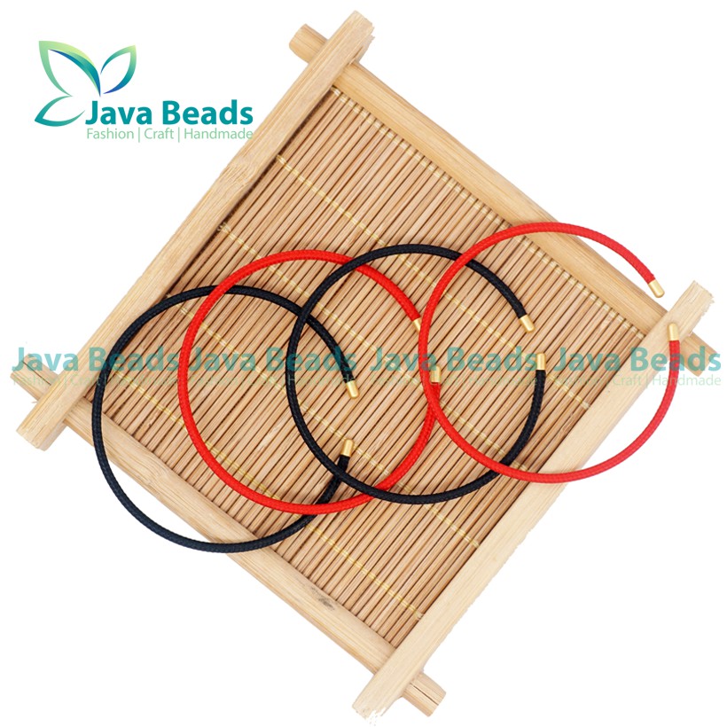 Gelang Tali Kawat AntiAir Untuk Charm Liontin Mainan Emas 2mm