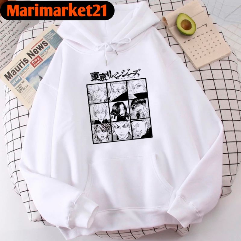 Jaket Jacket Hoodie Hodie Sweater Jumper Anime Tokyo Revengers Pria Wanita