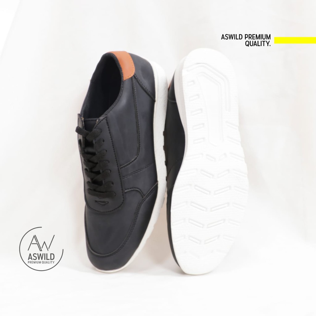 Aswild Store - Tokato Black | Sepatu Pria | Kasual | Loafers