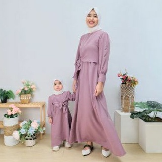 GAMIS ANAK,GAMIS DEWASA, GAMIS POLOS, GAMIS COUPLE LARISSA by dhilyhijab